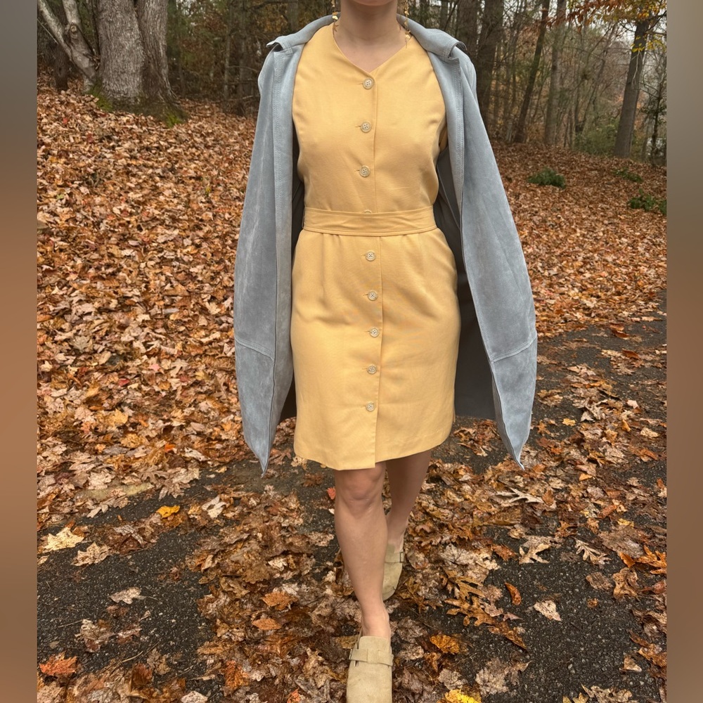 Pastel knee-length dress